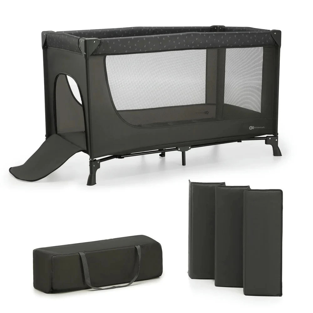 Kinderkraft Cot 2in1 JOY LIGHT – Grey 3 Kinderkraft Cot 2in1 JOY LIGHT – Grey