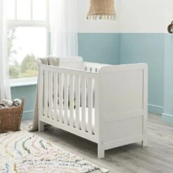 Babymore Caro 4-1 Cot Bed 3 Piece Nursery Set – White Wash -Baby Supplies dcgrty 1