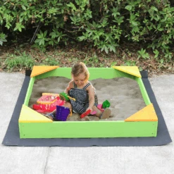 Liberty House Toys Sandpit With Cover -Baby Supplies dgtrtrt