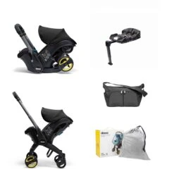 Doona I Infant Car Seat β Nitro Black Essentials Bundle