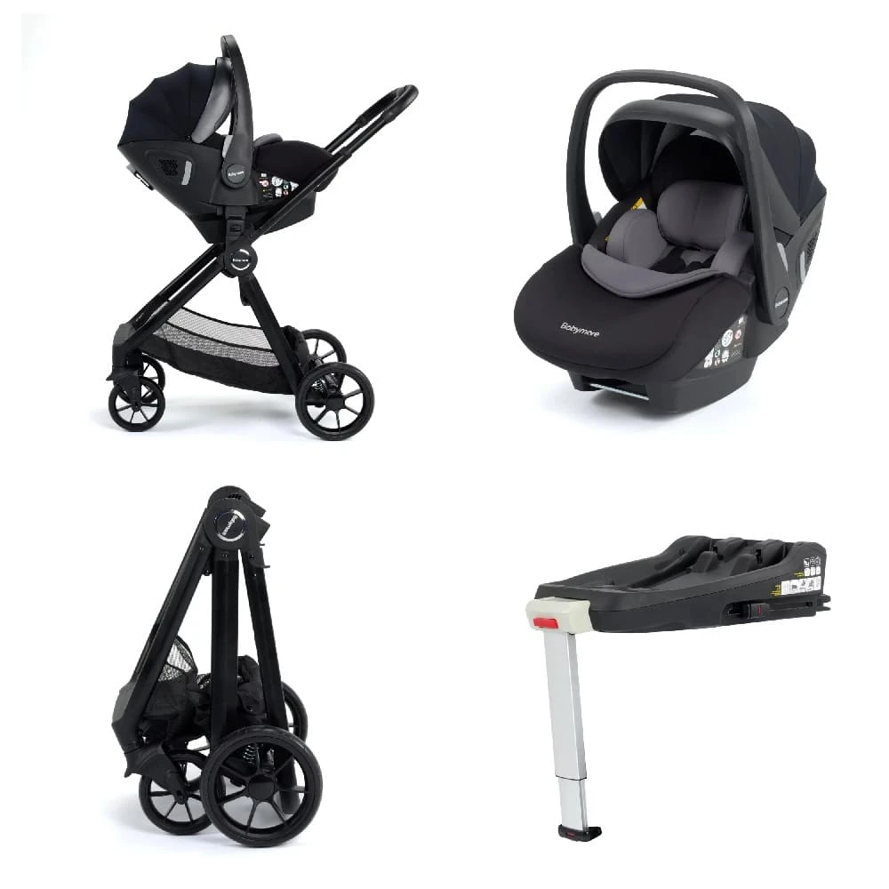 Mimi Travel System Pecan I-Size Car Seat With ISOFIX Base – Black 4 Mimi Travel System Pecan I-Size Car Seat With ISOFIX Base – Black - Image 2