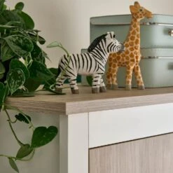 CuddleCo Ada 3 Piece Nursery Furniture Set – White And Ash -Baby Supplies dth7