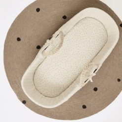 Little Green Sheep Organic Moses Basket Fitted Sheet Printed Linen -Baby Supplies dty4