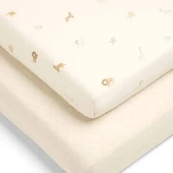 Mamas & Papas 2 Cotbed Fitted Sheets β Born To Be Wild