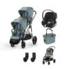 Cybex EGazelle S Twin Pushchair Travel System Bundle – Stormy Blue