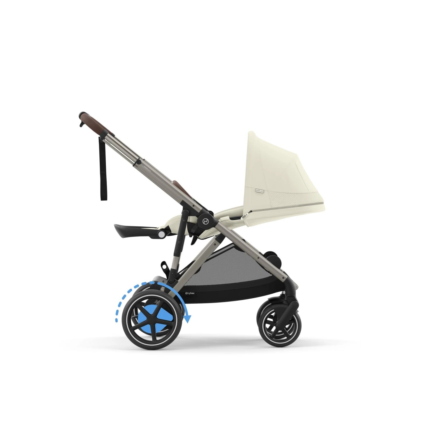 Cybex EGazelle S Twin Pushchair – Seashell Beige 6 Cybex EGazelle S Twin Pushchair – Seashell Beige - Image 4