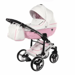 Junama Diamond Candy Pink 2in1 Pram -Baby Supplies ewtet
