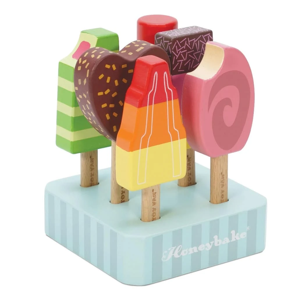 Le Toy Van Wooden Ice Lollies And Popsicles Role Play Toy 3 Le Toy Van Wooden Ice Lollies And Popsicles Role Play Toy