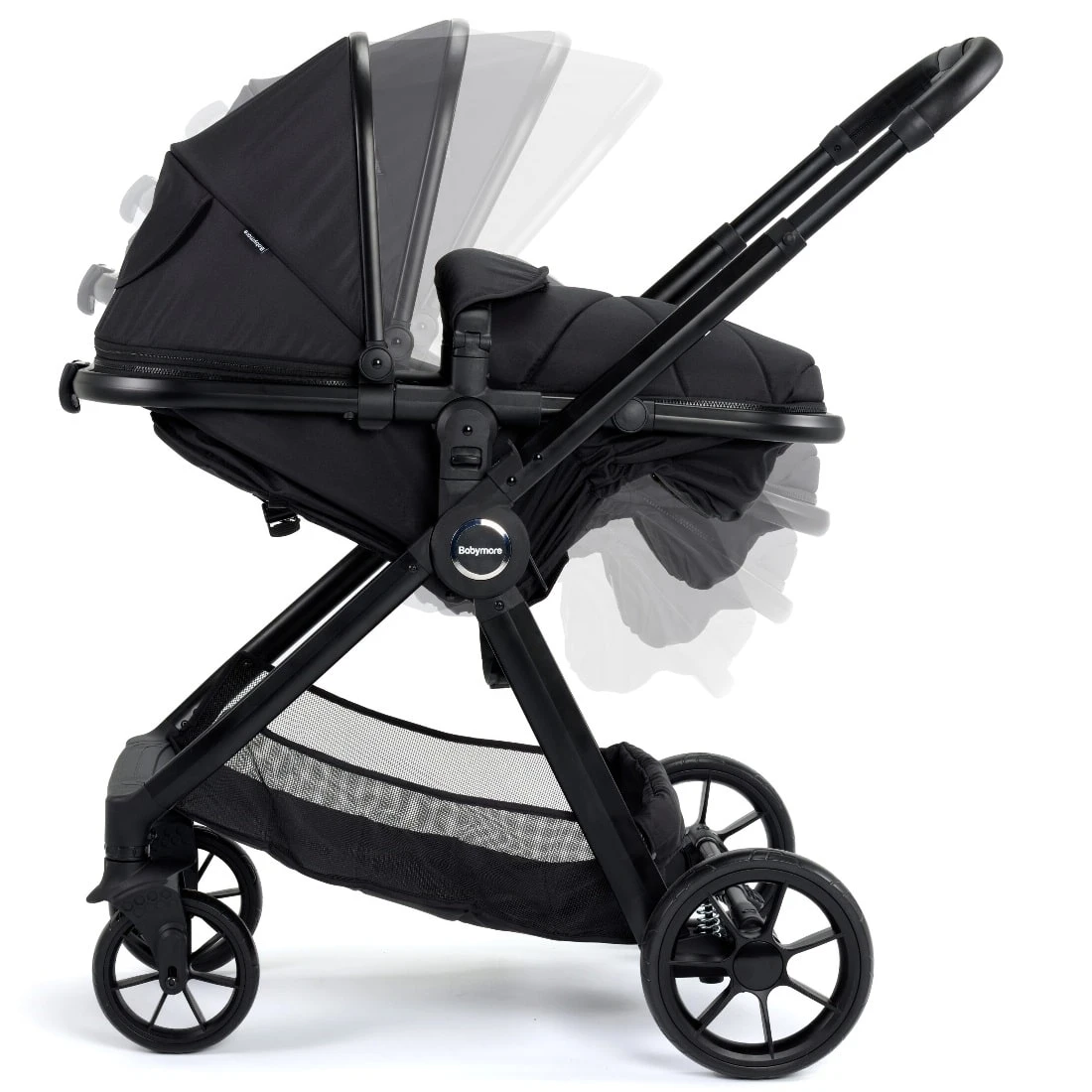 Babymore Mimi Travel System Pecan I-Size Car Seat – Black 10 Babymore Mimi Travel System Pecan I-Size Car Seat – Black - Image 8