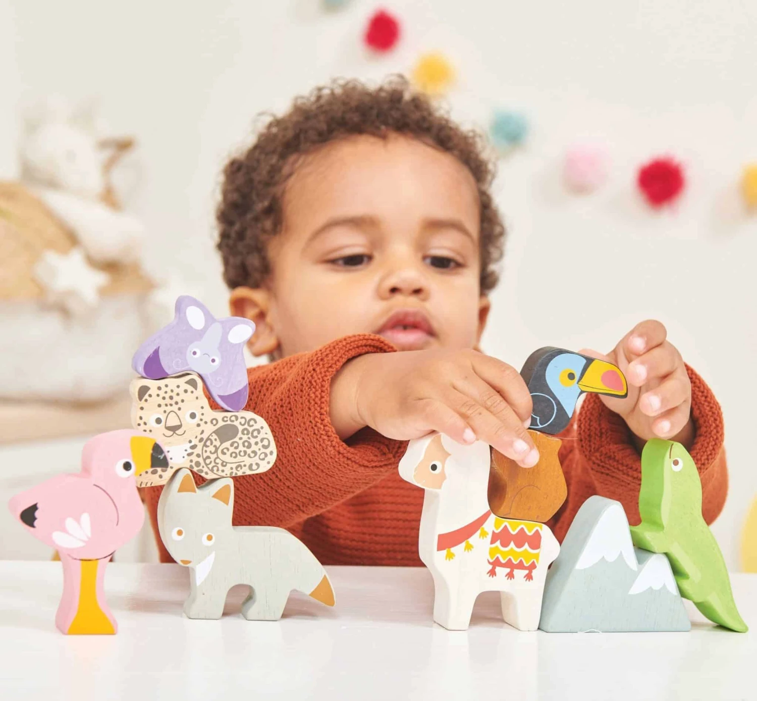 Le Toy Van Andes Wooden Animals Stacking Toy 4 Le Toy Van Andes Wooden Animals Stacking Toy - Image 2