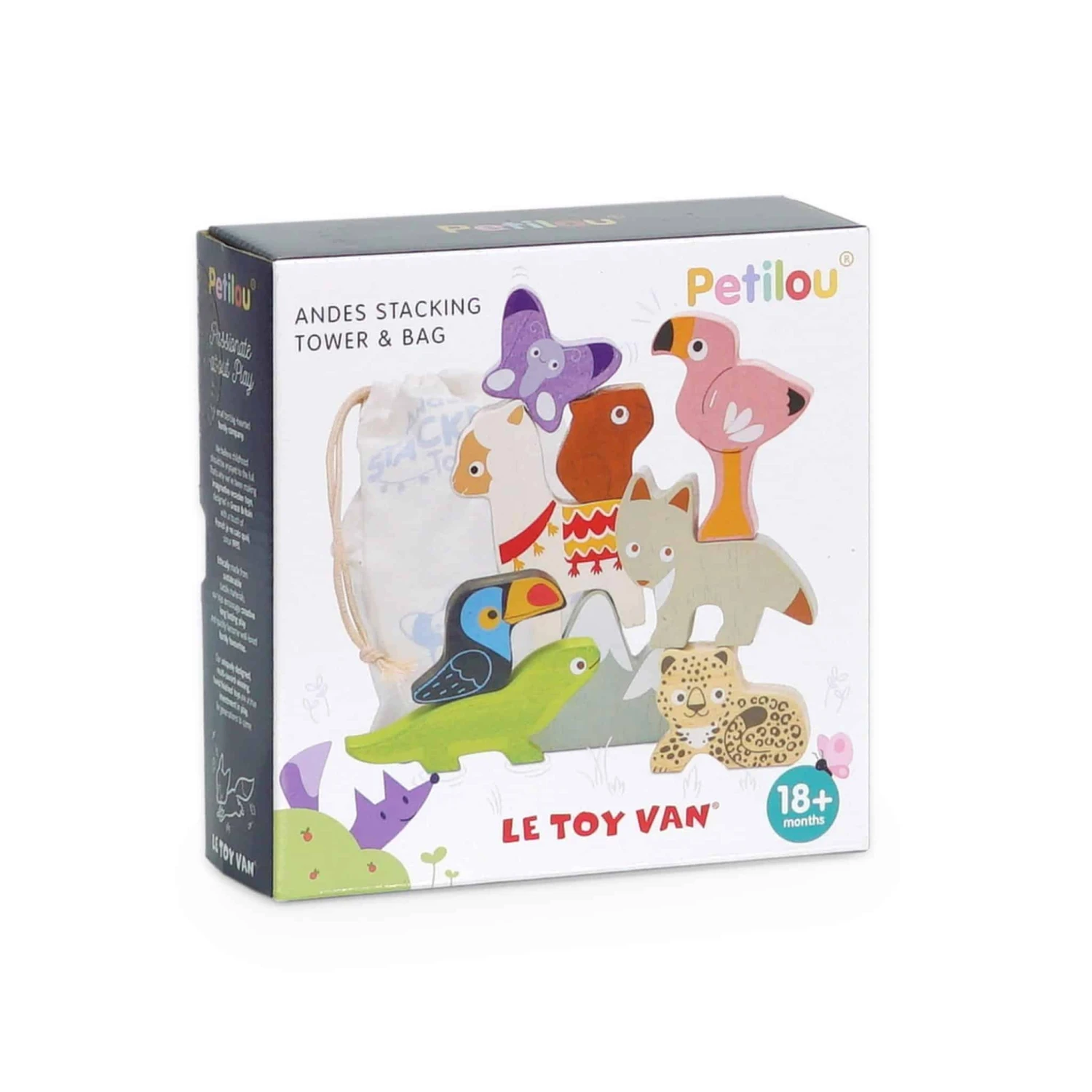 Le Toy Van Andes Wooden Animals Stacking Toy 5 Le Toy Van Andes Wooden Animals Stacking Toy - Image 3