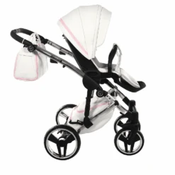 Junama Diamond Candy Pink 2in1 Pram -Baby Supplies fgtry
