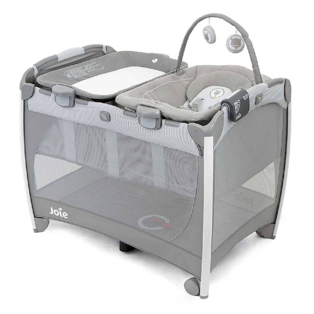 Joie Excursion Portrait Change And Bounce Travel Cot 3 Joie Excursion Portrait Change And Bounce Travel Cot