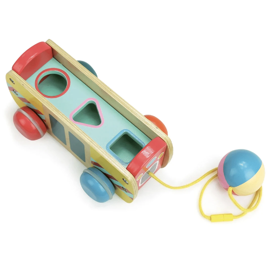 Vilac Coach Pull Toy 6 Vilac Coach Pull Toy - Image 4