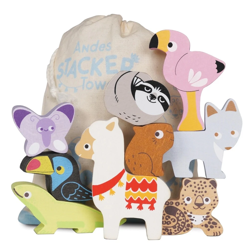 Le Toy Van Andes Wooden Animals Stacking Toy 3 Le Toy Van Andes Wooden Animals Stacking Toy