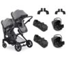 Hauck Melange Grey Atlantic Twin Joie Travel System -Baby Supplies fhytty
