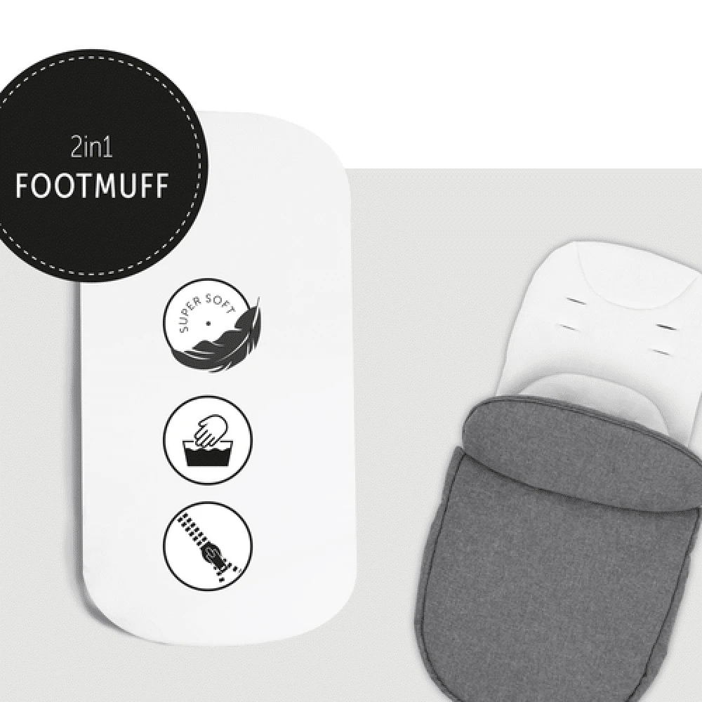 Hauck Melange Grey Atlantic Twin Stroller/Carrycot Bundle 1 17 Hauck Melange Grey Atlantic Twin Stroller/Carrycot Bundle 1 - Image 15