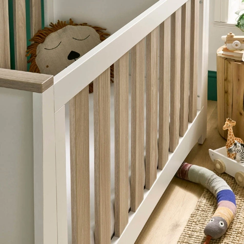 CuddleCo Ada 2 Piece Nursery Furniture Set – White And Ash 7 CuddleCo Ada 2 Piece Nursery Furniture Set – White And Ash - Image 5