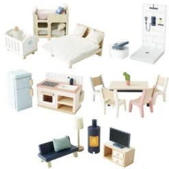 Le Toy Van Roseheart House With Furniture -Baby Supplies fvgbh 1