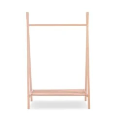 CuddleCo Nola Cot Bed And Clothing Rail – Soft Blush -Baby Supplies gbhdhy