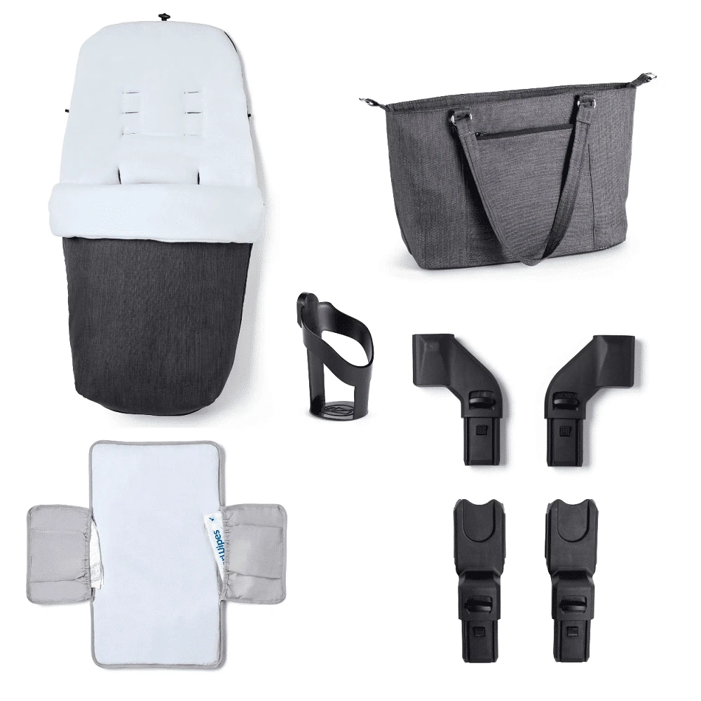 Babymore Memore V2 Isofix 3 In 1 Travel System – Chrome 4 Babymore Memore V2 Isofix 3 In 1 Travel System – Chrome - Image 2