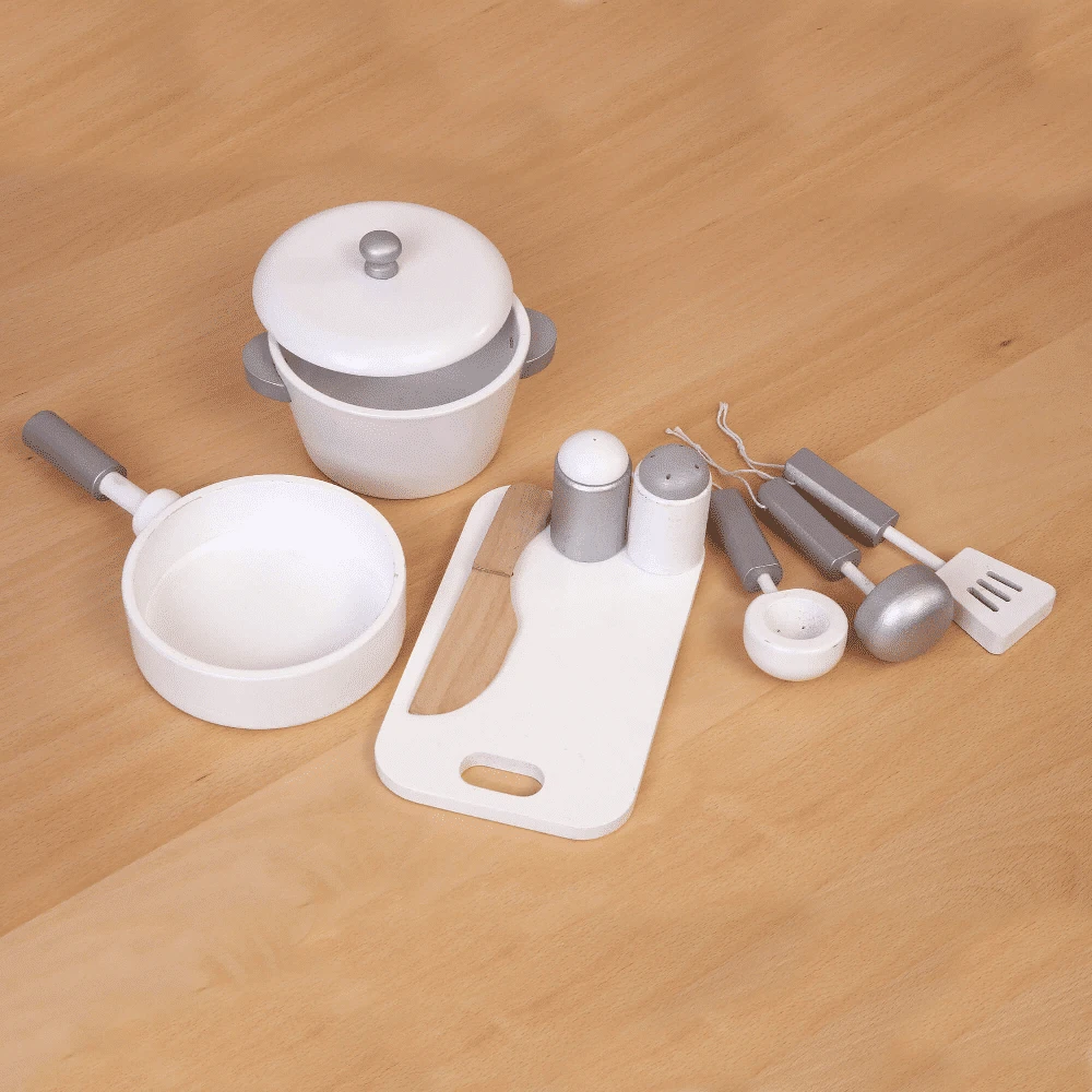 Liberty House Toys Country Play Kitchen With 9 Wooden Accessories 7 Liberty House Toys Country Play Kitchen With 9 Wooden Accessories - Image 5