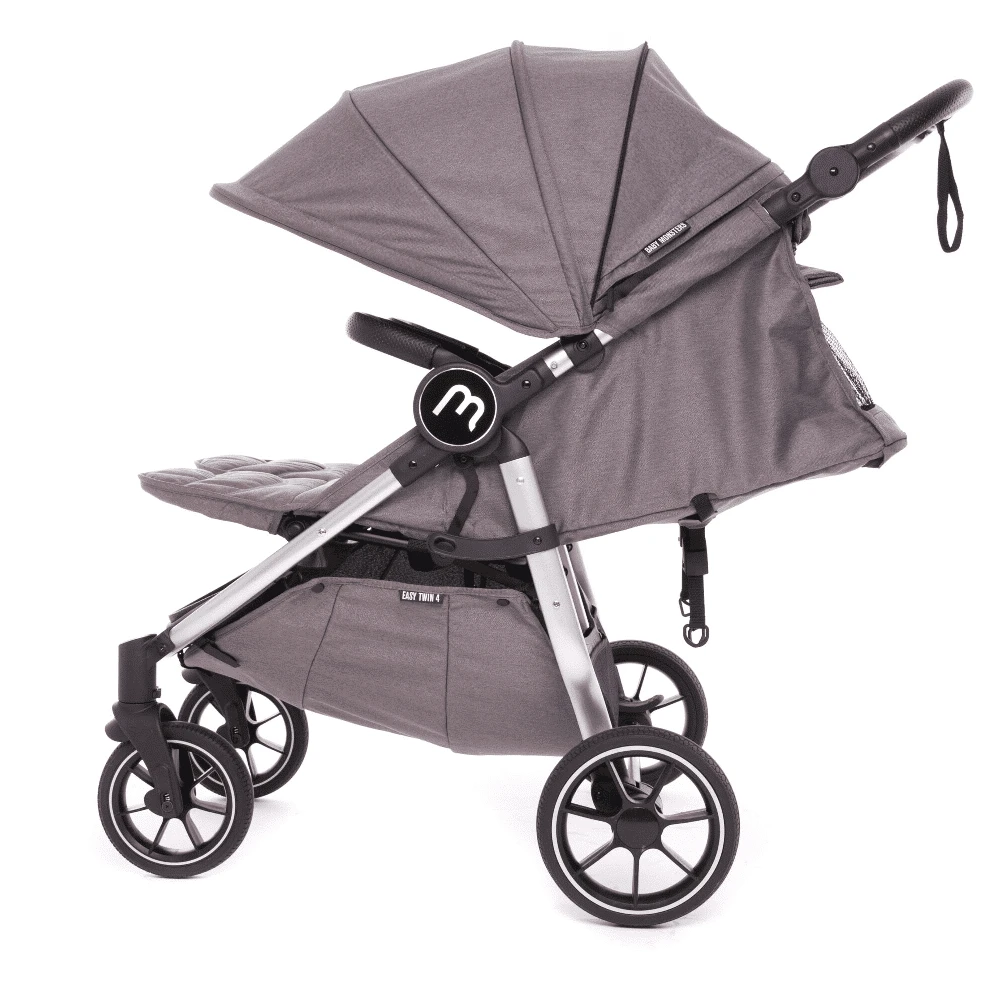 Baby Monsters Easy Twin 4.0 Stroller Black/Texas 10 Baby Monsters Easy Twin 4.0 Stroller Black/Texas - Image 8