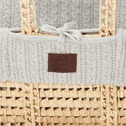 Little Green Sheep Natural Knitted Moses Basket & Mattress Dove -Baby Supplies gjfjuhtg