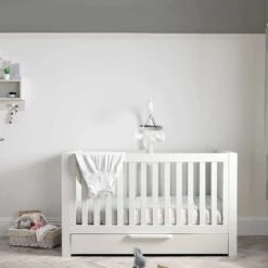 Mamas & Papas Franklin 6 Piece Nursery Room Set Bundle/Mattress – White Wash -Baby Supplies gjyi9 1