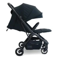 My Babiie Plus Auto-Fold Stroller Black -Baby Supplies gsey58