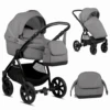 Noordi Fjordi Leather 2 In 1 Pram – Sleet