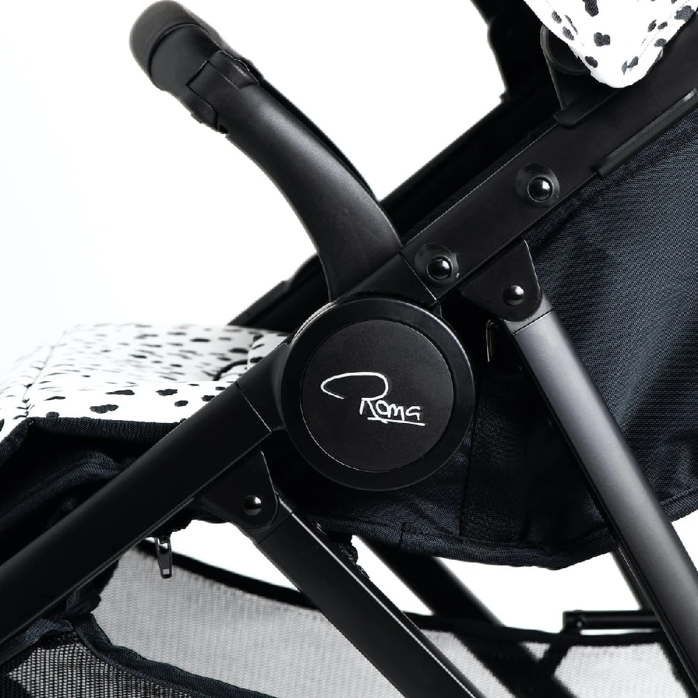 Roma Atlas 3 Wheel Stroller – Dalmatian 4 Roma Atlas 3 Wheel Stroller – Dalmatian - Image 2