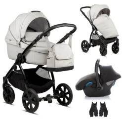 Noordi Fjordi Leather 3 In 1 Travel System – Cloud