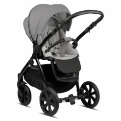 Noordi Fjordi Leather 2 In 1 Pram – Sleet -Baby Supplies i9oi