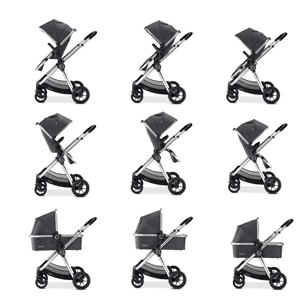 Babymore Memore V2 Isofix 3 In 1 Travel System – Chrome 9 Babymore Memore V2 Isofix 3 In 1 Travel System – Chrome - Image 7