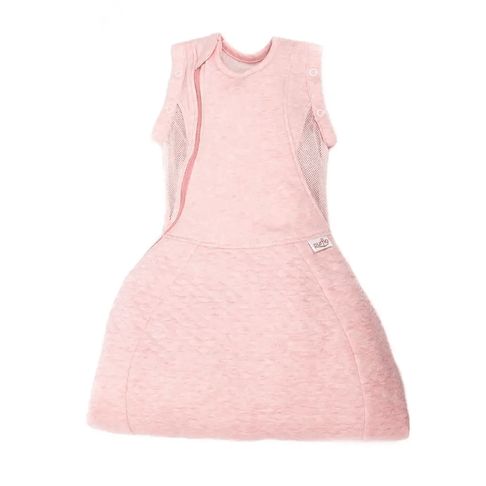 Purflo Swaddle To Sleep Bag Shell Pink All Seasons 0-4 Months, 2.5 Tog 5 Purflo Swaddle To Sleep Bag Shell Pink All Seasons 0-4 Months, 2.5 Tog - Image 3