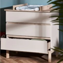 Obaby Astrid 4in1 2 Piece Nursery Room Set – Satin/Oak -Baby Supplies jhuio 1