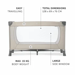 Hauck Beige Dream N Play Travel Cot 8 Hauck Beige Dream N Play Travel Cot -Baby Supplies jjgfgj