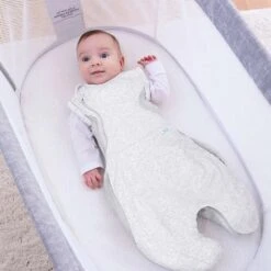 Purflo Swaddle To Sleep Bag Minimal Grey 0-4 Months, 0.5 Tog -Baby Supplies jkjk