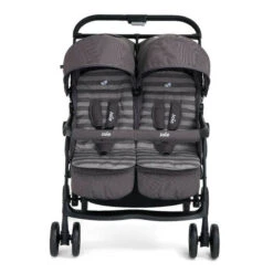 Joie Aire Twin Stroller Dark Pewter With Raincover -Baby Supplies joie aire twin stroller inc 2 footmuffs dark pewter 3 99255.1639477040
