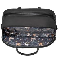 Bizzi Growin Baby Travel Crib Changing Bag Vegan Black -Baby Supplies kio80