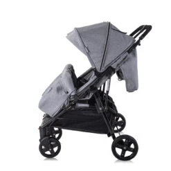 Lorelli Duo Twin Stroller – Cool Grey -Baby Supplies lorelli duo twin stroller cool grey 3