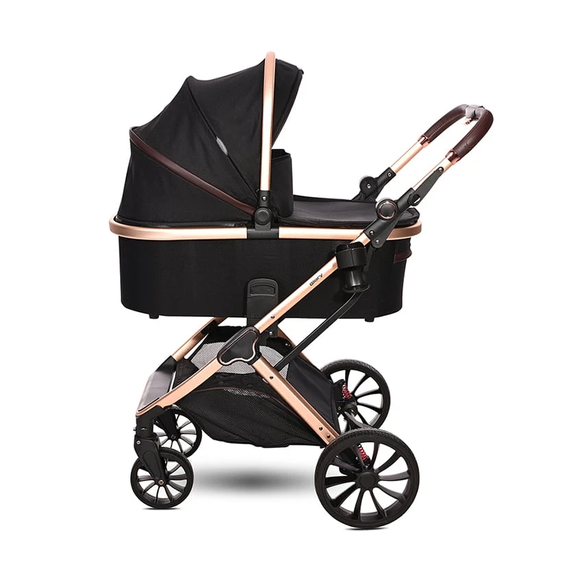 Lorelli Glory 2 In 1 Pram – Black/Rose Gold 3 Lorelli Glory 2 In 1 Pram – Black/Rose Gold