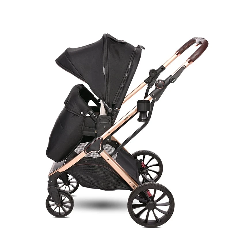 Lorelli Glory 2 In 1 Pram – Black/Rose Gold 5 Lorelli Glory 2 In 1 Pram – Black/Rose Gold - Image 3