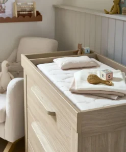 Mamas & Papas Franklin 2 Plus 2 Newborn Nursery Room Set – Natural Oak -Baby Supplies mamas papas furniture sets franklin 3 piece cotbed range with dresser changer double wardrobe oak 7