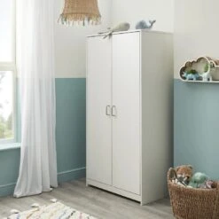 Babymore Caro 4-1 Cot Bed 3 Piece Nursery Set – White Wash -Baby Supplies mhkuo8 1