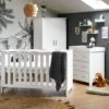 Obaby Nika 4 Piece Nursery Room Set – White 2 Obaby Nika 4 Piece Nursery Room Set – White -Baby Supplies nika 3 piece white