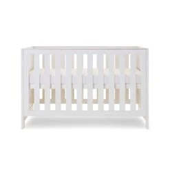 Obaby Nika 4 Piece Nursery Room Set – White 13 Obaby Nika 4 Piece Nursery Room Set – White -Baby Supplies nika cot bed white