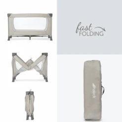 Hauck Beige Dream N Play Travel Cot 9 Hauck Beige Dream N Play Travel Cot -Baby Supplies nmnm