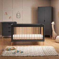 Obaby Maya Nursery Room Set Builder – Slate With Natural
